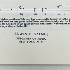Kalmus Vocal Series Palestrina Missa Papae Marcelli Mixed Voices