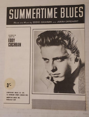 British Sheet Music Eddie Cochran « Summertime Blues » ©1958