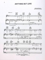 Anything But Love Sheet Music Richard Lewis Jamie Lee Curts 1990s TV Show Theme