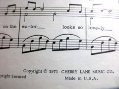 Sheet Music – Sunshine on My Shoulder by John Denver – Cherry Lane Music Co.1971
