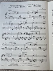 1965 LARA&rsquo;S THEME (Instrumental) from DOCTOR ZHIVAGO Sheet Music Maurice Jarre