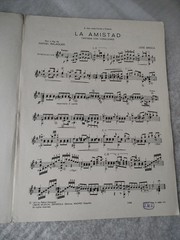 Jose Broca, La Amistad, Classical Guitar Sheet Music Solo