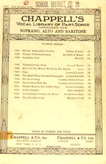 The Exodus Song by Boone & Gold (SABar) Chappel&rsquo;s Vocal Library 1961 Fr