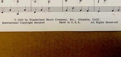 Vintage WALT DISNEY 1963 Sheet Music Institute IT&rsquo;S A SMALL WORLD 4 languages