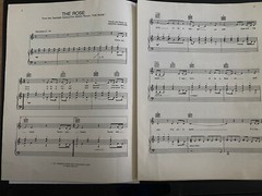 The Rose Bette Midler 20th Century Fox Movie 1979 Original Sheet Music