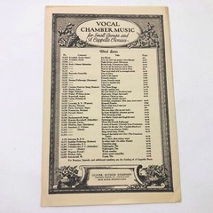 Anthem For Mixed Voices #332-40022 The God of Abraham Praise Booklet Vintage