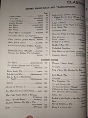 Sacred Music the Whole World Loves Piano Sheet Music Song Book 1944 Wier Albert