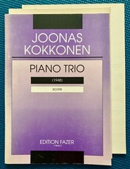 Joonas Kokkonen: Trio 1948 Score & Parts – violin and cello, and piano