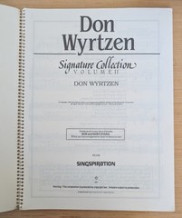 Don Wyrtzen Signature Collection Volume II Singspiration Music Book 1987
