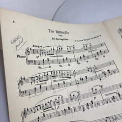 The Butterfly Piano Early Grades N. Louise Wright Sheet Music 1948
