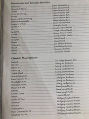 The Library of Easy PIANO Favorites – 1998 Amsco Publications