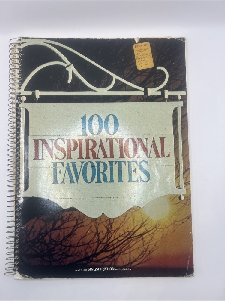 VTG Singspiration 100 Inspirational Favorites 160 Pages of Sheet Music
