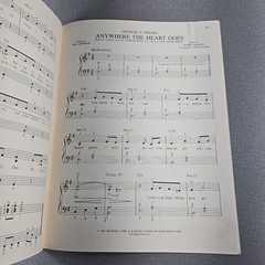 Sentimental Love Songs by Dan Coates ~ 1981 Vintage Music Songbook ~ Large Print