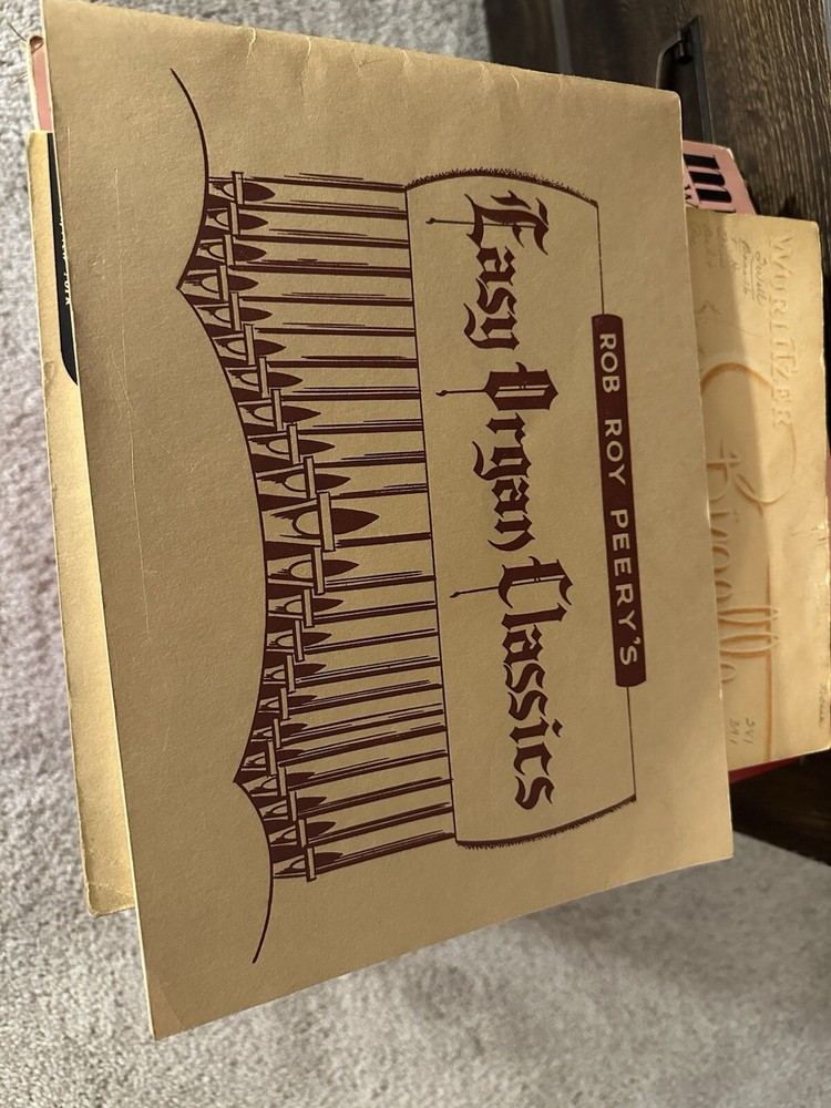 Vintage Church, Gospel Sheet Music Organ And Vocal