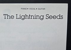 Lightning Seeds Pure Sheet Music Piano Vocal Guitar 1990 Cherry Lane USA SELLER