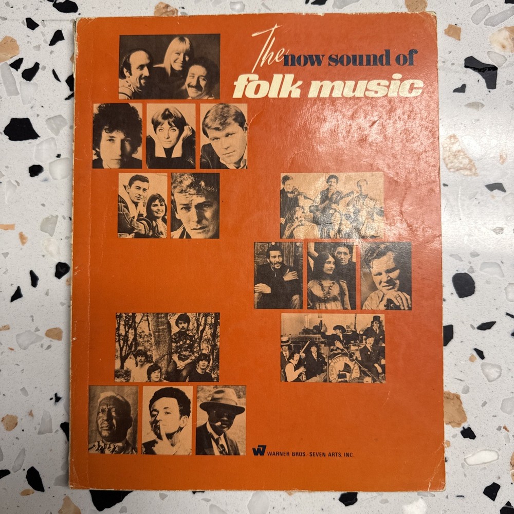 The Now Sound of Folk Music Songbook 1960s Warner Bros Seven Arts Folk Revival