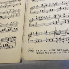 1908 The Merry Widow Waltz Piano Sheet Music Franz Lehar Century Edition 1310