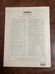 Vintage Sheet Music Piano Violin Edition Peters Beethoven Romanzen Op. 40,50￼