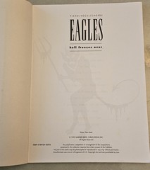 The Eagles Hell Freezes Over Songbook 1995 Piano Vocal Guitar Sheet Music Book