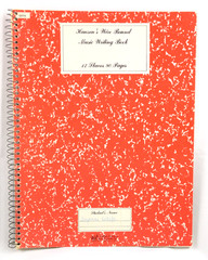 Hansen&rsquo;s Wire Bound Music Writing Book 12 Staves 80 Pages