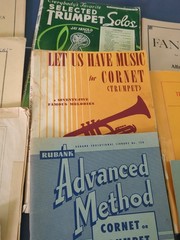 Trumpet Sheet Music Lot Of 23 Vintage Advanced Classical