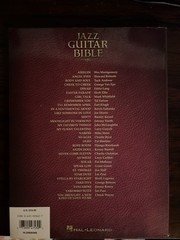 Jazz Guitar Bible Guitar Tab Book – Hal Leonard- Free Shipping