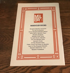 Vintage The Mel Bay Mandolin Method Music Book 1968 Beginners Intermediate