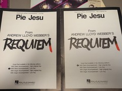 Andrew Lloyd Webber&rsquo;s « Pie Jesu » Requiem Sheet Music Piano Both Low/High Key