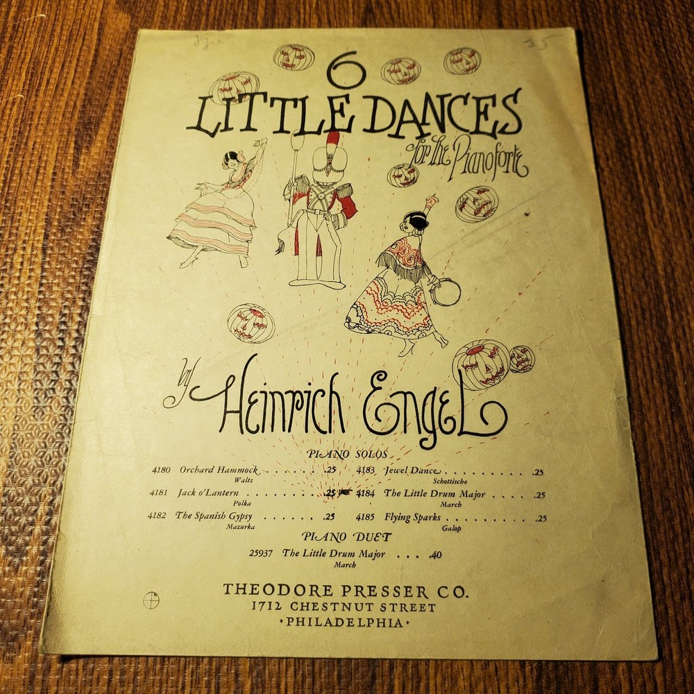 6 Little Dances by Heinrich Engel Sheet Music Theodore Presser