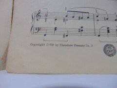 Blue Roses Piano Solo by Homer Tourjee 1939 Sheet Music Theodore Presser Co