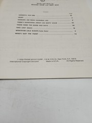 1958 Damn Yankees Vocal Selections From PB 32 Pages Tab Hunter Piano Guitar
