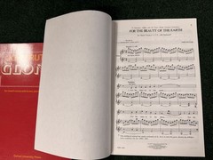 John Rutter Gloria Vocal Score SATB Brass Organ Oxford Music Book 1976 Vintage
