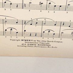 Antique 1924 Waltz of the Paper Dolls Piano Sheet Music by Mathilde Bilbro