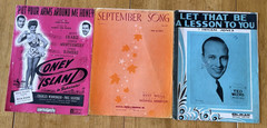 Mixed Lot of 80+ Vintage 1920&rsquo;s-1930&rsquo;s Piano Vocal Sheet Music. Folk, Pop, Etc.