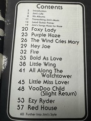 Jimi Hendrix, Note for Note, Richard Daniels, Songbook, 1980