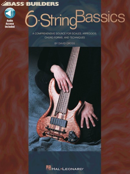 6-String Bassics Sheet Music Bass Builders Book and Audio NEW 000695221