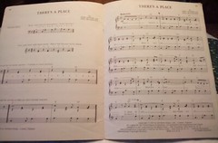 Vintage Beatles sheet music book. Easy for piano. Six songs 19 pages.