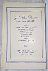 ​1940 God Bless America Vintage Orchestration Sheet Music Complete Irving Berlin