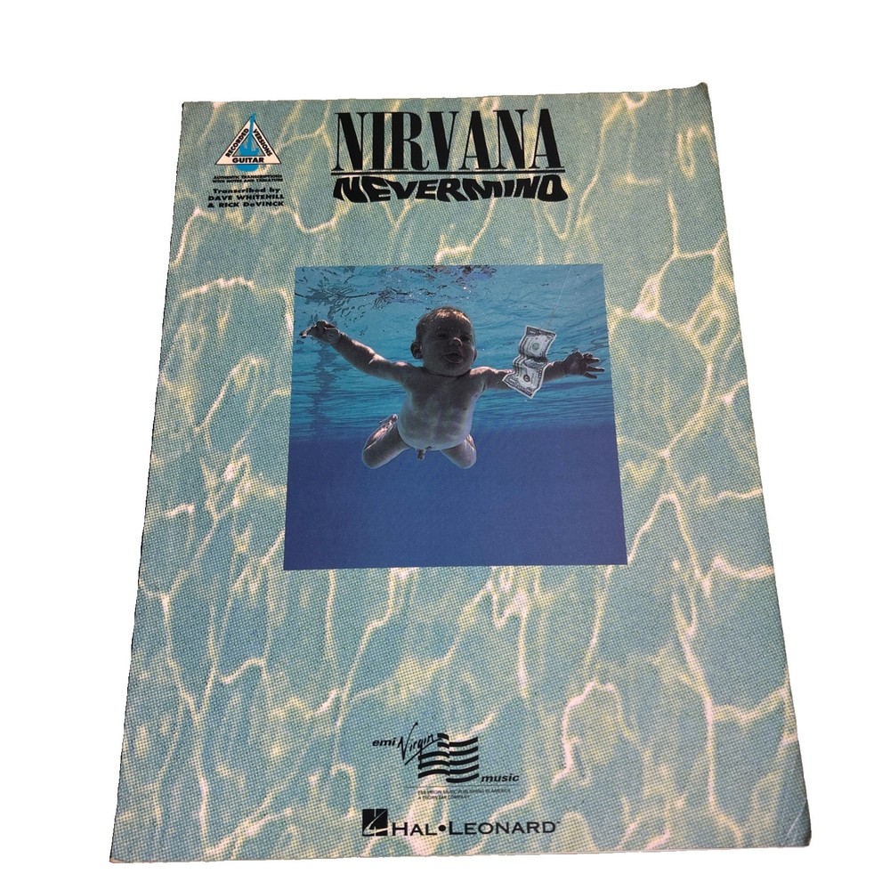 Nirvana Nevermind Guitar Tab Book Songbook Hal Leonard Used