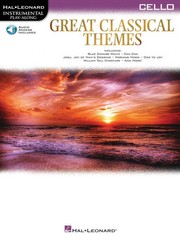Great Classical Themes for Cello Solo Sheet Music Play-Along Book Online Audio