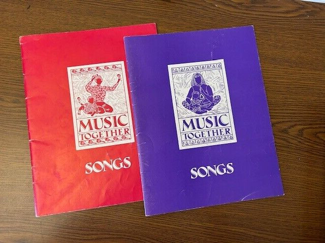 MUSIC TOGETHER Books Lot Of 2 Children’s Songs