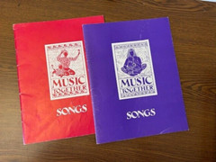MUSIC TOGETHER Books Lot Of 2 Children’s Songs