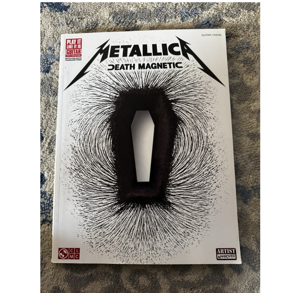 Metallica Death Magnetic Guitar Tabulature Sheet Music Metal Cherry Lane