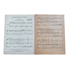 Whenever You Are Near 1926 Sheet Music Ormonde Sisters Tin Pan Alley Early Jazz