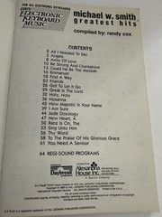 Mini size songbook Michael W. Smith Geatest Hits 1988 Easy EKM melody music