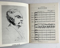 Lot of 2 Miniature Orchestra Scores by Gabriel Faure, Ballade and Requiem