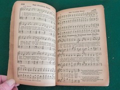 1904 American School Songs Book Cloth Cover Hope Publishing Chicago Antique vtg