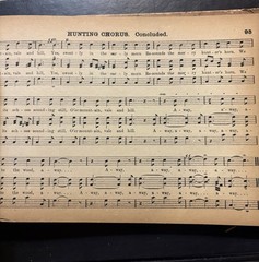 1885 The Sentinel Music Choral Book