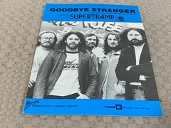 SMF12 SHEET MUSIC, SUPERTRAMP : GOODBYE STRANGER