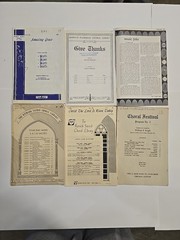 Lot of 30 Choral Choir Sheet Music SATB Vintage Religious Various Church Songs